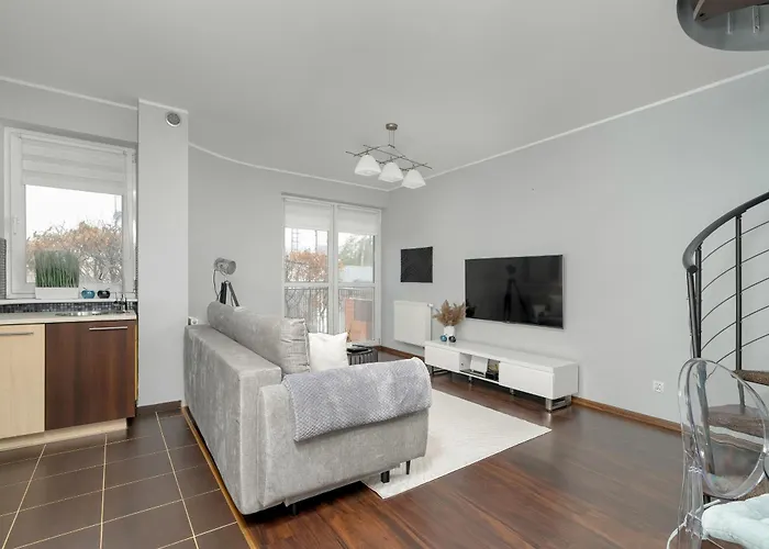 דירה Dwupoziomowy Zmigrodzka Z Tarasem W Poznaniu By Renters